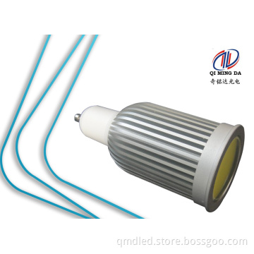 Aluminum COB GU10 Dimmable LED Spot Light